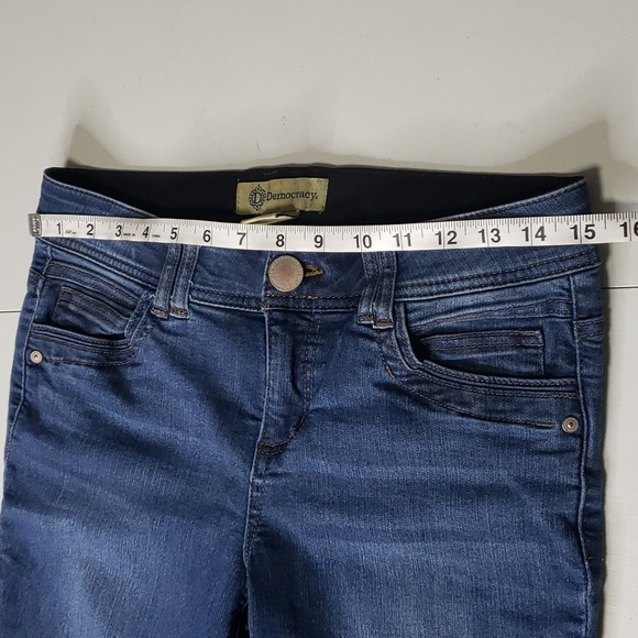 Democracy Ab Technology Womens Stretch Skinny Jeans Size 6 Elastic Waist Fitted - Picture 11 of 16